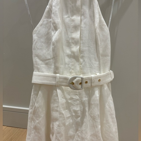 Zimmermann White Halter neck jumpsuit size 0 - Picture 7 of 10